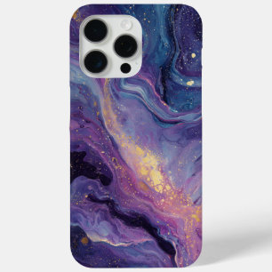 Coque iPhone 15 Pro Max Tourbillon d'améthyste céleste