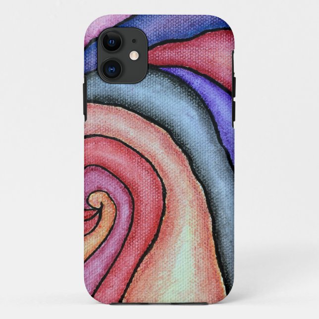 Coques Case-Mate iPhone Tourbillon d'aquarelle (Dos)
