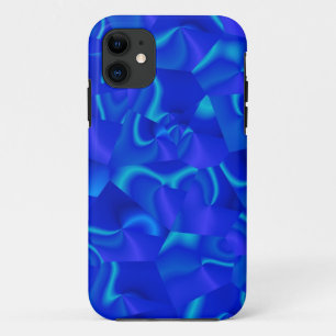 Etui iPhone Case-Mate Tourbillonnant à facettes bleues Abstrait