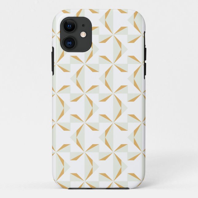 Coques Case-Mate iPhone Tourbillons d'argent et d'or (Dos)