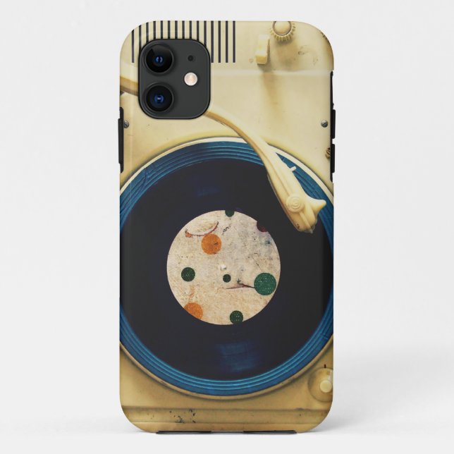 Coques Case-Mate iPhone Tourne-disque vintage (Dos)