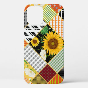 Case-Mate iPhone Case Tournesol Chamomile, Patchwork Aquarelle.