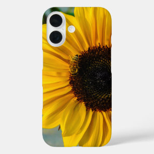 Coques iPhone 16 Tournesol d'abeille occupé