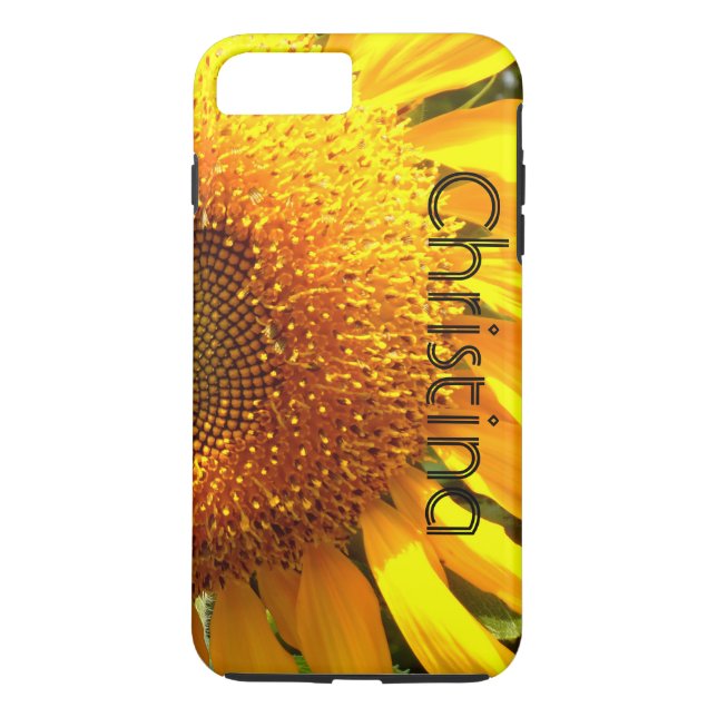Coques Case-Mate iPhone Tournesol de mammouth jaune géant (Dos)