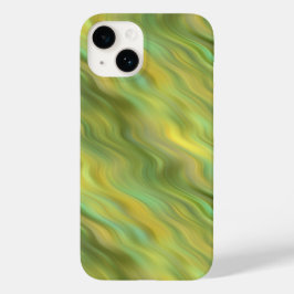 Coque Pour iPhone 14 Tournesol Jaune Wavy Texture