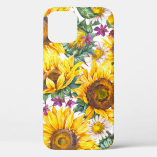 Case-Mate iPhone Case Tournesol Vintage : Fleur Jaune Été.