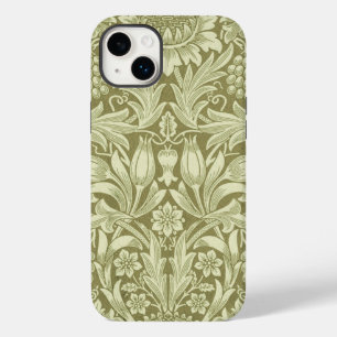 Coque Pour iPhone 14 Plus Tournesol William Morris Vintage Olive Damask