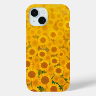 Coque Pour iPhone 15 Tournesols à l'aquarelle