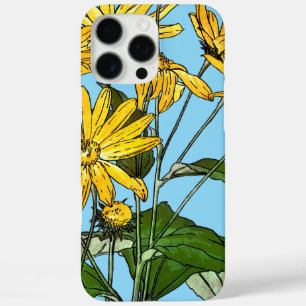 Coques iPhone 16 Pro Max Tournesols Art Nouveau