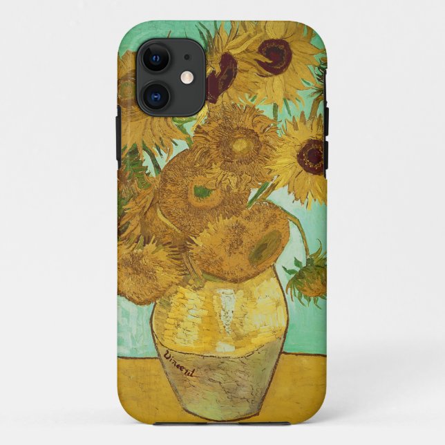 Coques Case-Mate iPhone Tournesols de Vincent van Gogh |, 1888 (Dos)