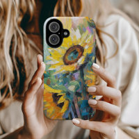 Tournesols Peinture Abstraite Florale moderne