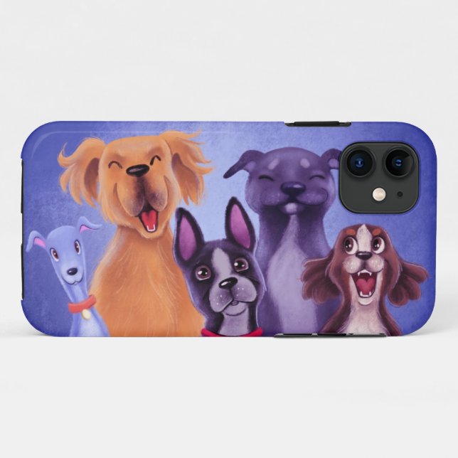 Coques Case-Mate iPhone Tous Les Chiens (Dos (Horizontal))