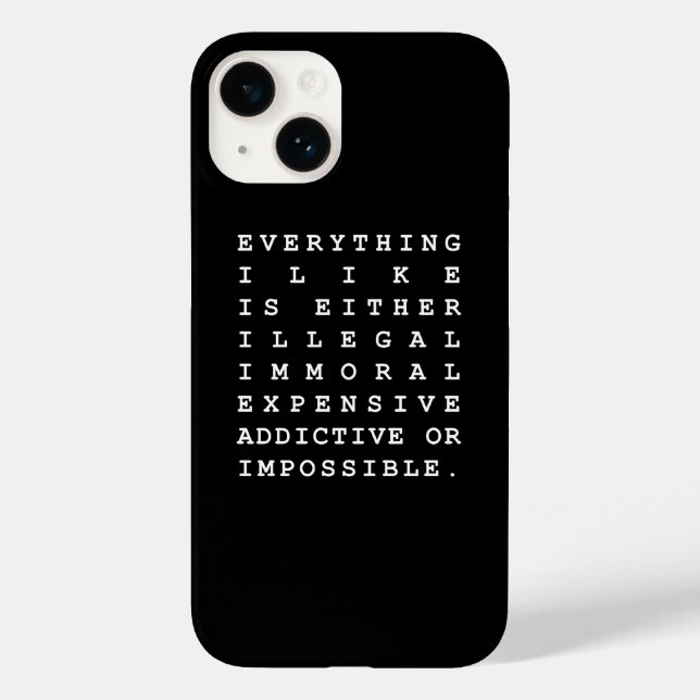Coques Case-Mate iPhone Tout ce que j'aime (Verso)