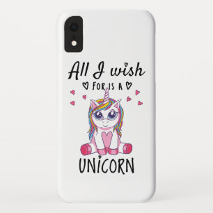 Case-Mate iPhone Case Tout ce que je souhaite est une Licorne