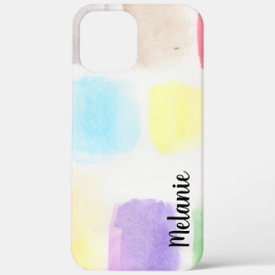 Case-Mate iPhone Case Traits de pinceau aquarelle arc-en-ciel coloré