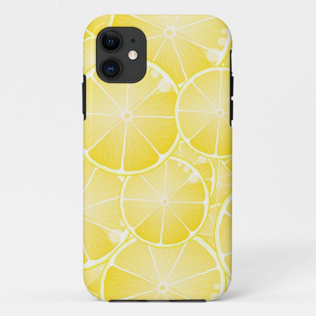 Coques Case-Mate iPhone Tranches de citron (Dos)
