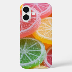 Coques iPhone 16 Tranches de fruits en gelée sucrée