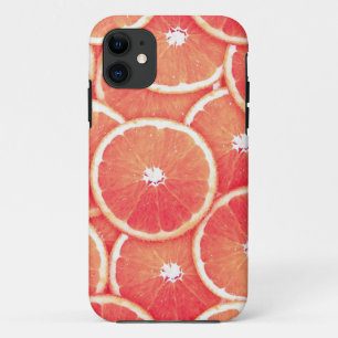 Coques Pour iPhone Tranches de pamplemousse rose