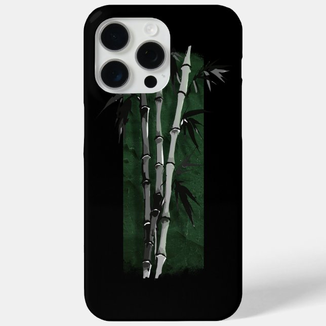 Coques Case-Mate iPhone Tranquillité zen : Elégante Bambou Grove (Verso)