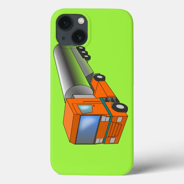 Coques Case-Mate iPhone Transporteur lourd de camion-citerne à gaz pour en (Verso)