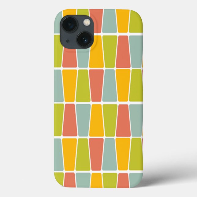 Coques Case-Mate iPhone Trapézoïdes rétro (Verso)