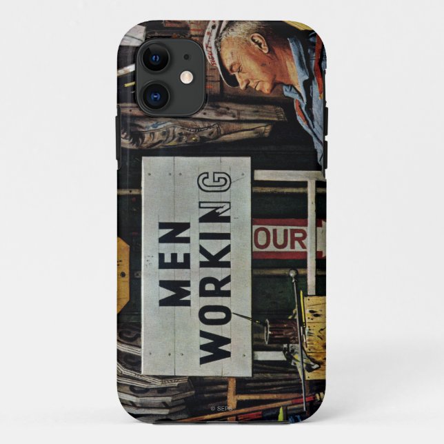 Coques Case-Mate iPhone Travailler d'hommes (Dos)