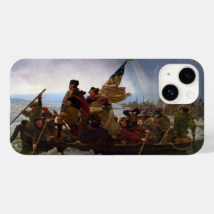 Coque Pour iPhone 14 Traversée du fleuve Delaware, George Washington