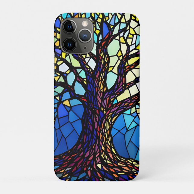 Coques Case-Mate iPhone Tree of Life Shattered Glass Mosaic (Dos)
