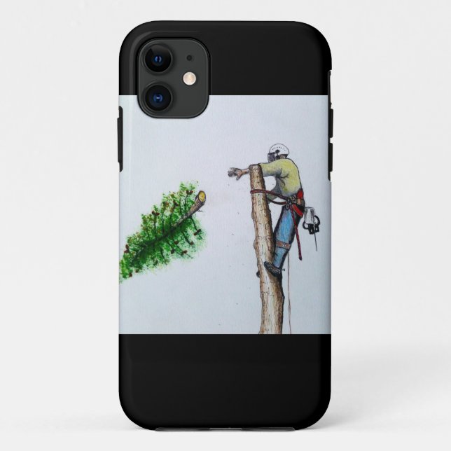 Coques Case-Mate iPhone Tree Surgeon Arborist at work present (Dos)