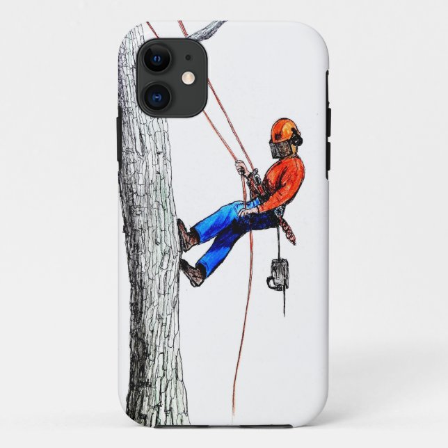 Coques Case-Mate iPhone Tree Surgeon Arborist Forester (Dos)