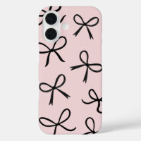Trendy Cute Little Black Bows Rose