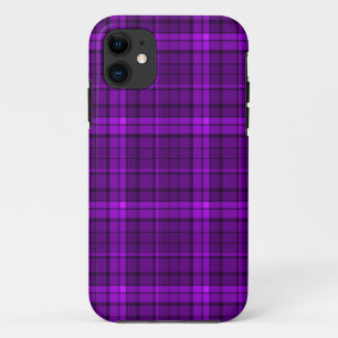 Case-Mate iPhone Case Très belle à damiers motif de violet