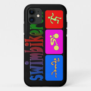 Etui iPhone Case-Mate TRI conception d'ARC-EN-CIEL de course de vélo de