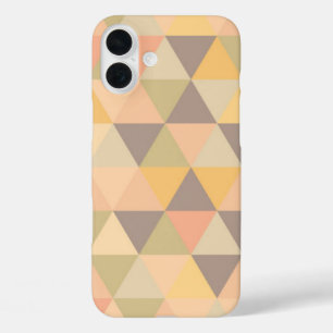 Coques iPhone 16 Plus Triangles Abstraits Fade moderne Motif géométrique