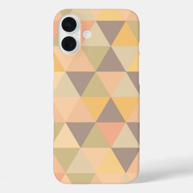 Coques Case-Mate iPhone Triangles Abstraits Fade moderne Motif géométrique (Verso)