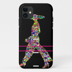 Coque iPhone 11 Triangles arc-en-ciel chromatiques prismatiques co