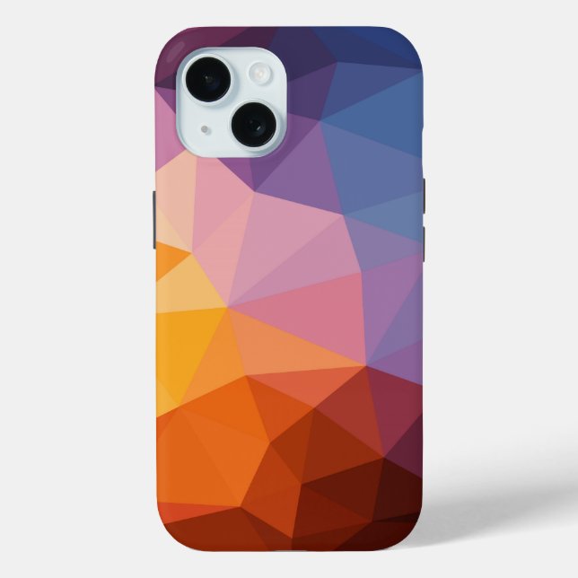 Coques Case-Mate iPhone Triangles asymétriques Abstraits (Verso)