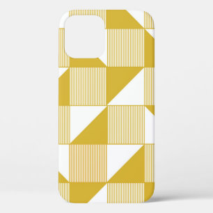 Case-Mate iPhone Case Triangles Jaunes : Motif Linéaire Sans Seamless.