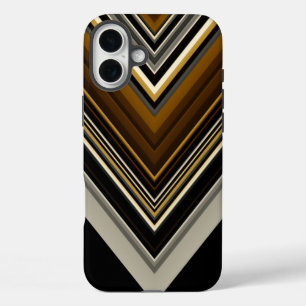 Coques iPhone 16 Plus Triangles modernes initiales abstraites et personn