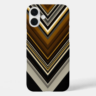 Coques iPhone 16 Plus Triangles modernes initiales abstraites et personn