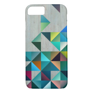 Case-Mate iPhone Case Triangles patinés couleur bois blond
