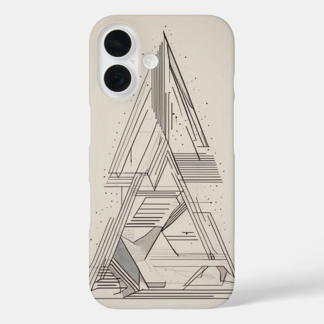 Coques Case-Mate iPhone Triangles stratifiés (Verso)