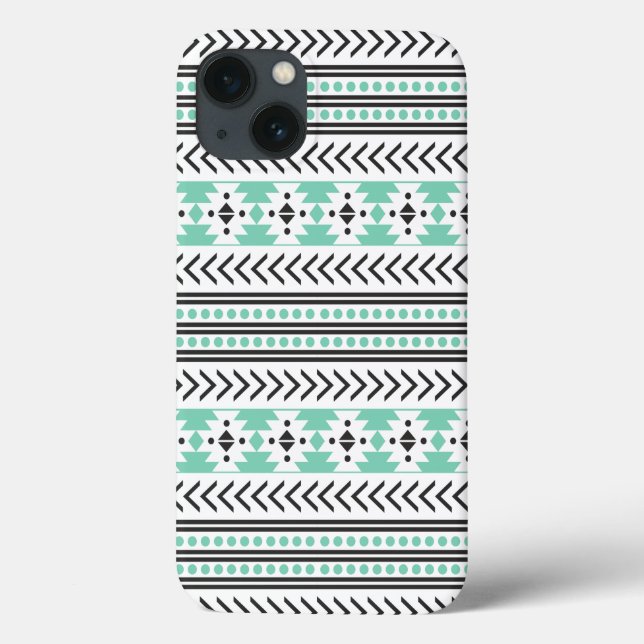 Coques Case-Mate iPhone Tribal Aztec tendance Imprimer Motif géométrique V (Verso)