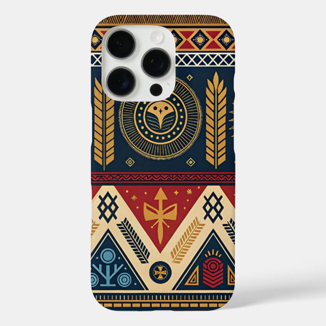 Coques Case-Mate iPhone Tribal Geometric Fox Pattern Phone Case (Verso)
