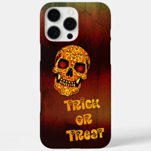 Coques iPhone 16 Pro Max Trick or treat crâne effrayant d'Halloween