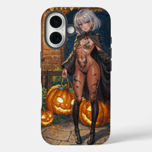 Coques iPhone 16 Trick ou le traitement, Brave Halloween Costume Gi