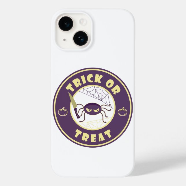 Coques Case-Mate iPhone Trick ou traiter l'araignée halloween style Starbu (Verso)