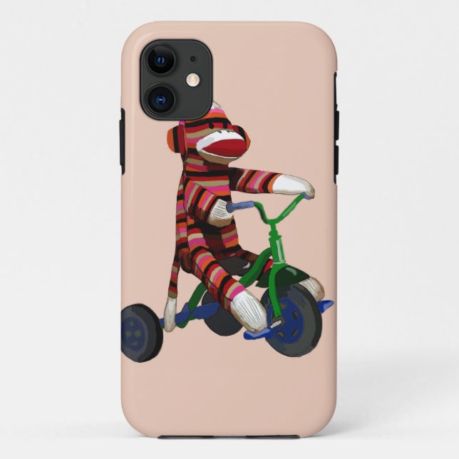 Coques Case-Mate iPhone Tricycle de singe de choc (Dos)
