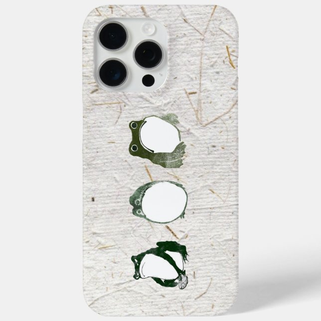 Coques Case-Mate iPhone Trio de grenouilles japonaises grumeuses crapauds  (Verso)