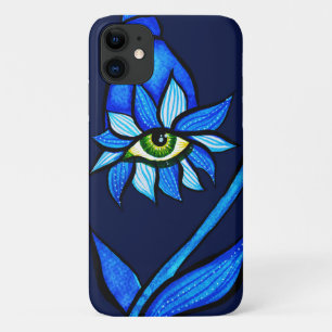 Case-Mate iPhone Case Trippy Goth Creepy Eye Flower